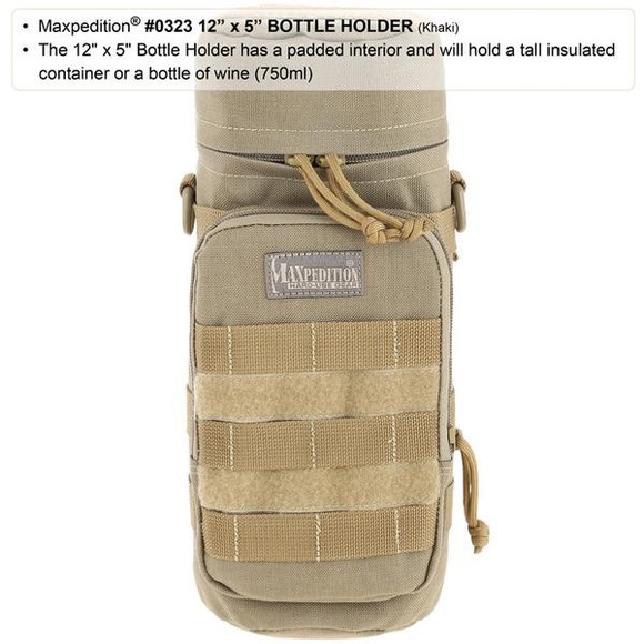 MAXPEDITION 12”x5” Bottle Holder - Picture 2 of 9